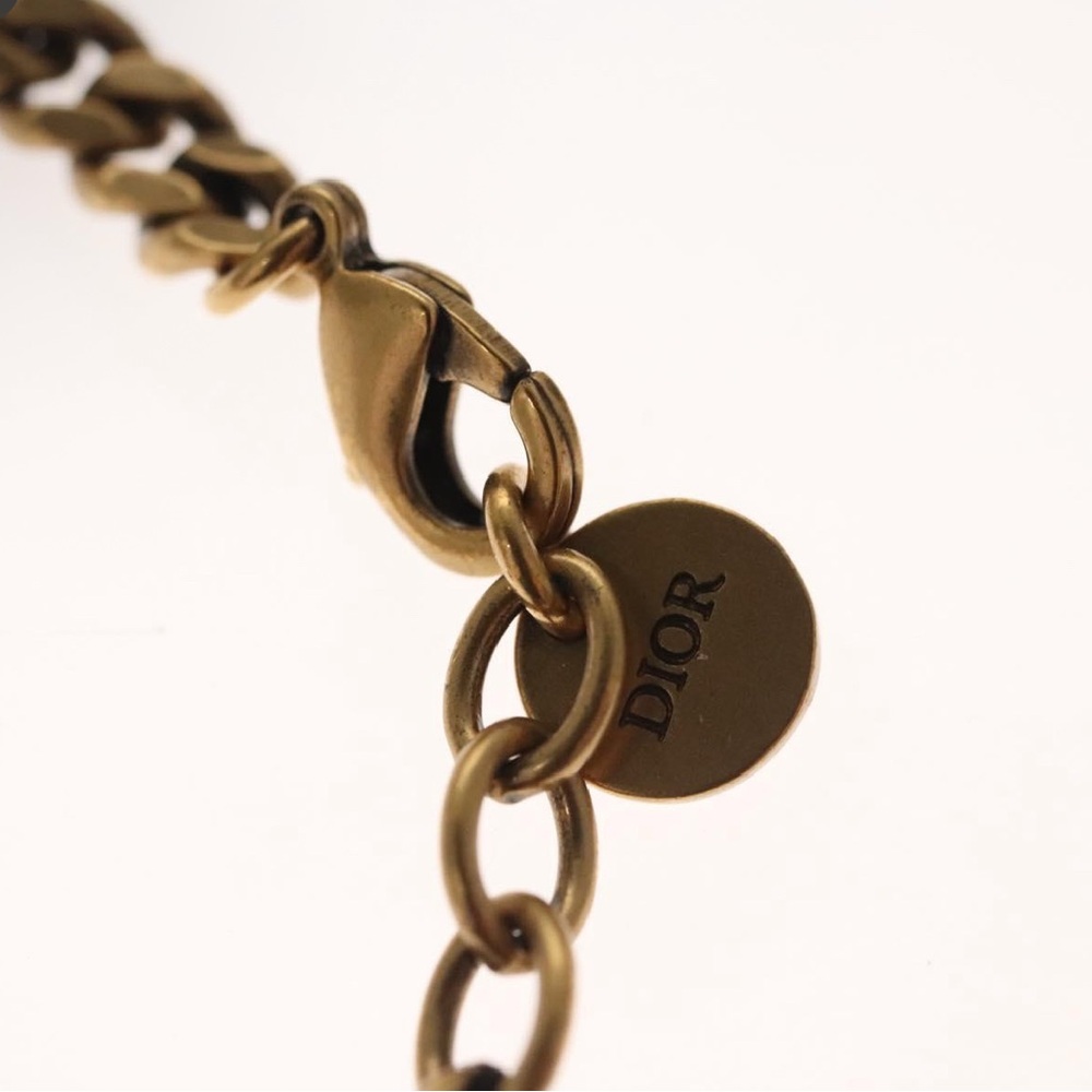 Christian Dior Bracelet brass hardware with Dior dust bag - Picture 7 of 8